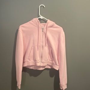 Cropped Zip Up